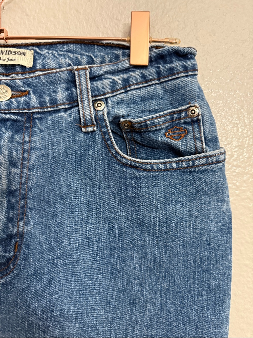 Harley Davidson Classic Straight Leg Jeans - Picture 4 of 8